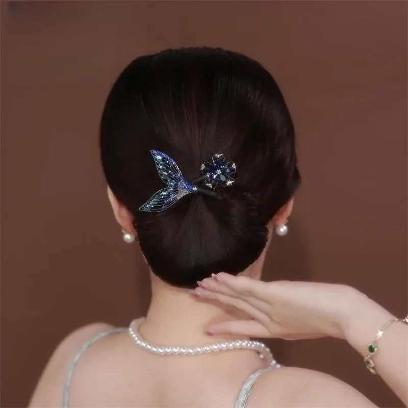 2024 Fashion Headband Roller Hair Curler Donut Bun Maker Lazy Hairpin Tool Women\'s Rabbit Ear Magic Hairstyle Ring Accessories