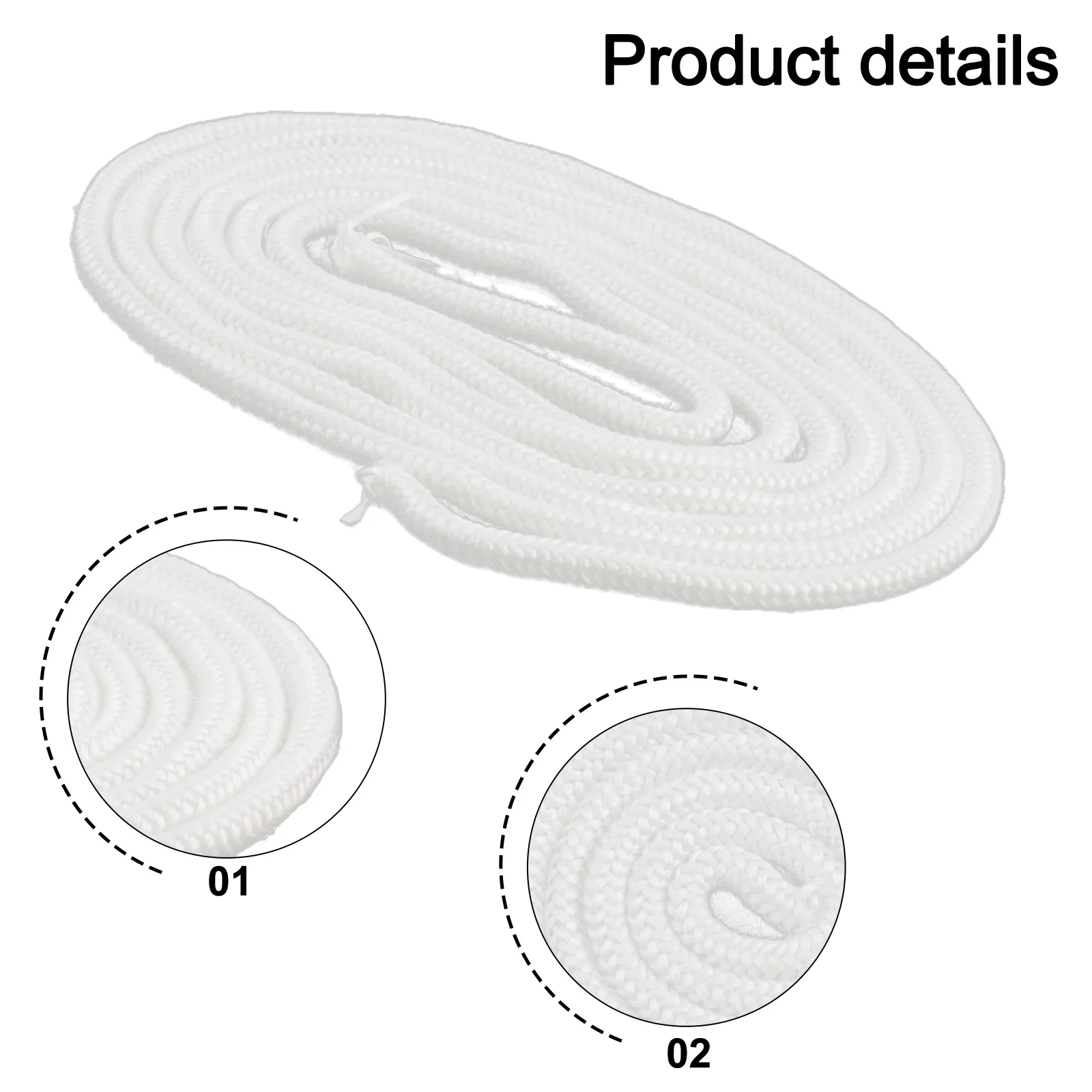 

For Boiler Industrial Oven Door Seal Rope Seal Chimneys And Fireplaces Log Burner Wood Burning 118 Inch Length