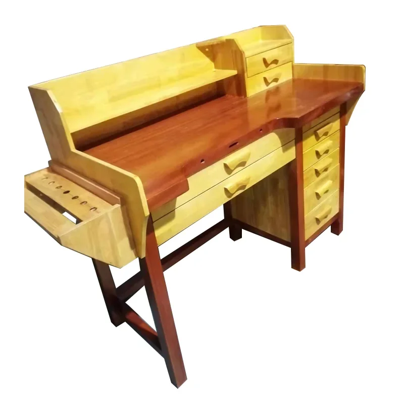 exquisite craftsmanship DIY Gold Jewelry Making Tools Jeweller Working Table Wooden Workbench Milling Machine