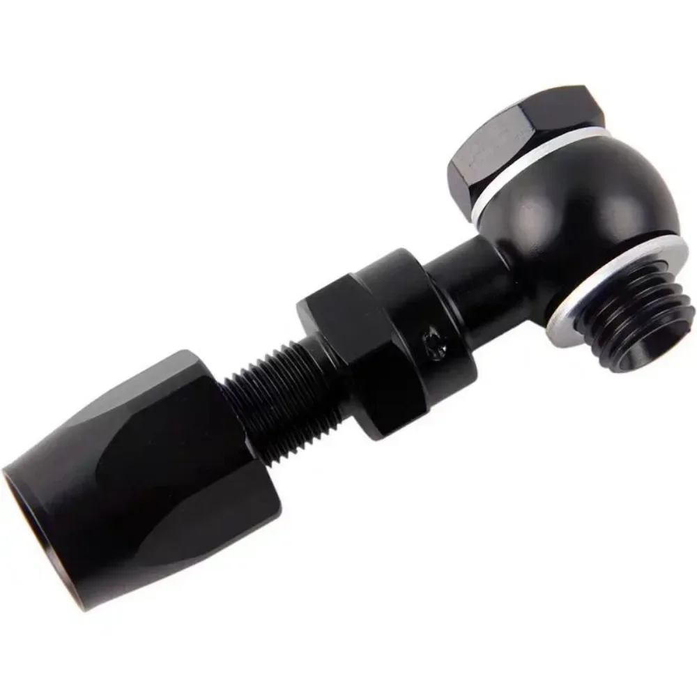 Enhanced Performance AN6 Aluminum Alloy Round Hole Car Fuel Pump Connector with Turbine Fuel Pump Supply Screw - Engine Part