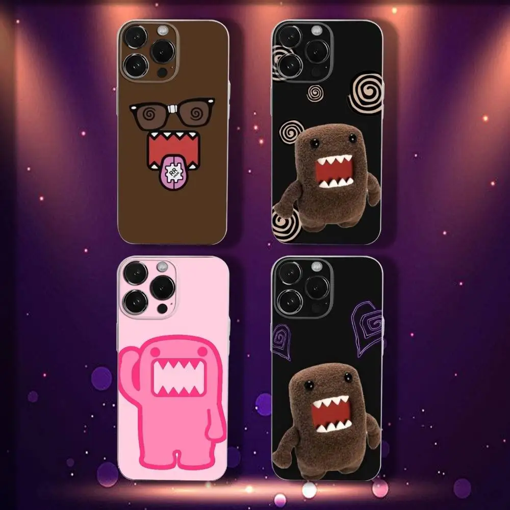 

Cartoon D-Domos K-Kun Phone Case For iPhone 16,15,14,13,12,11 Pro,Max,Plus,X,XS,XR,SE4,E Mini Transparent Soft Cover