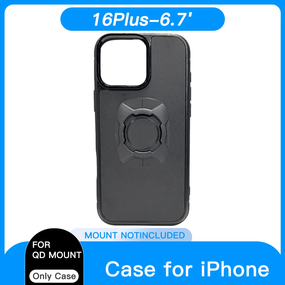 Twsit Lock Phone Case Holder MotorCycle Bicycle iPhone case Quick Lock Fit for Quad System Phone Mount/Holder 14 15 16 Pro Max image 3
