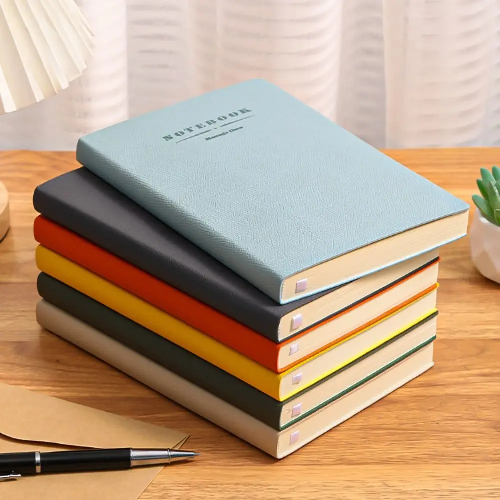 

PU Cover Soft Leather Notebook Diary Book Writing Pads a4 a5 Office Notebook Journals Stationery Notebook Office