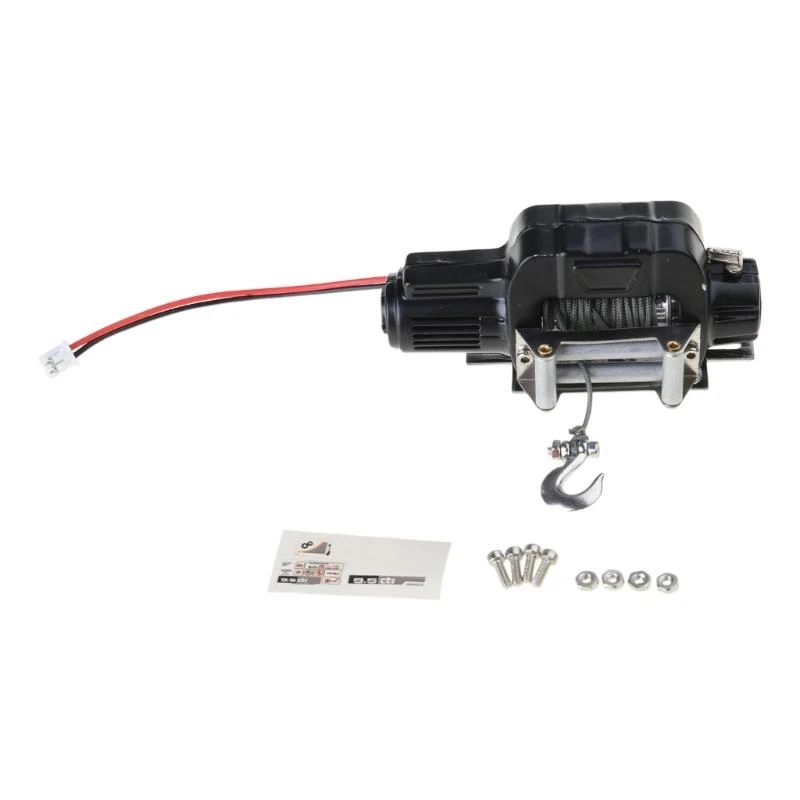Metal Automatic Winch System for 1:10 RC Crawler RC Car Spare Parts Accessories Metal Winch RC Car Spare Parts 15UB