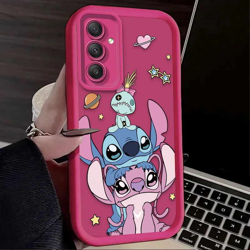 الكرتون ديزني غرزة الحال بالنسبة لسامسونج غالاكسي A54 A05 A05S A34 A24 A14 A53 A33 A23 A13 A52 A52S A32 A22 A12 A71 A51 A31 A50 eتوي #4