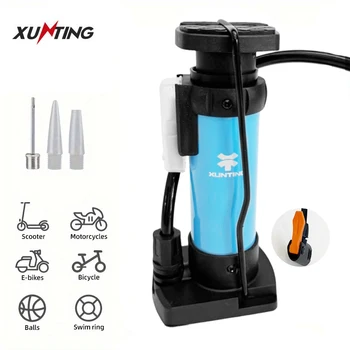 Xunting จักรยานปั๊มแบบพกพา Mini ขี่จักรยานมือปั๊มลมลูกแรงดันสูง MTB จักรยานยาง Inflator Schrader Presta วาล์ว