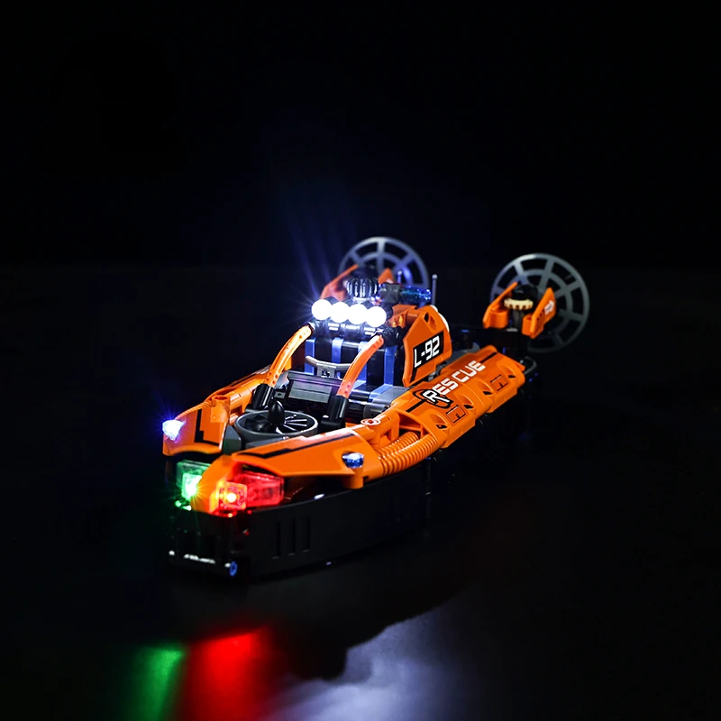 No Model Led Light Kit for 42120 Rescue Hovercraft