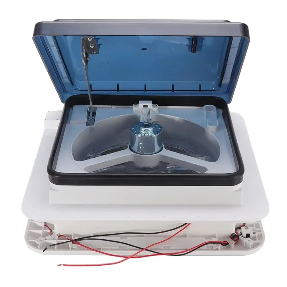 

z Motorhomes 11 inch Exhaust Fan 12VRV Fan RV Ventilation Fan Caravan Exhaust Modified Accessories With LED Exhaust