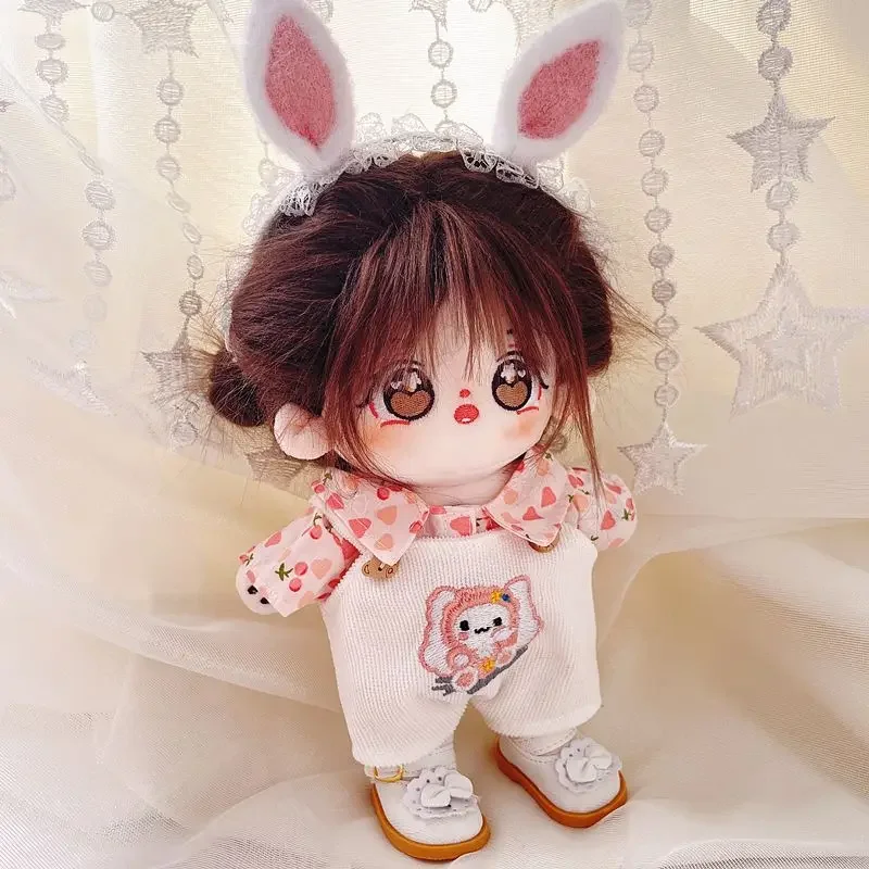 Cotton Lolita Clothes 20cmDoll  Plush Doll Clothes Pretty Lolita Cotton Doll Gauze Clothes Set For Kids Gifts