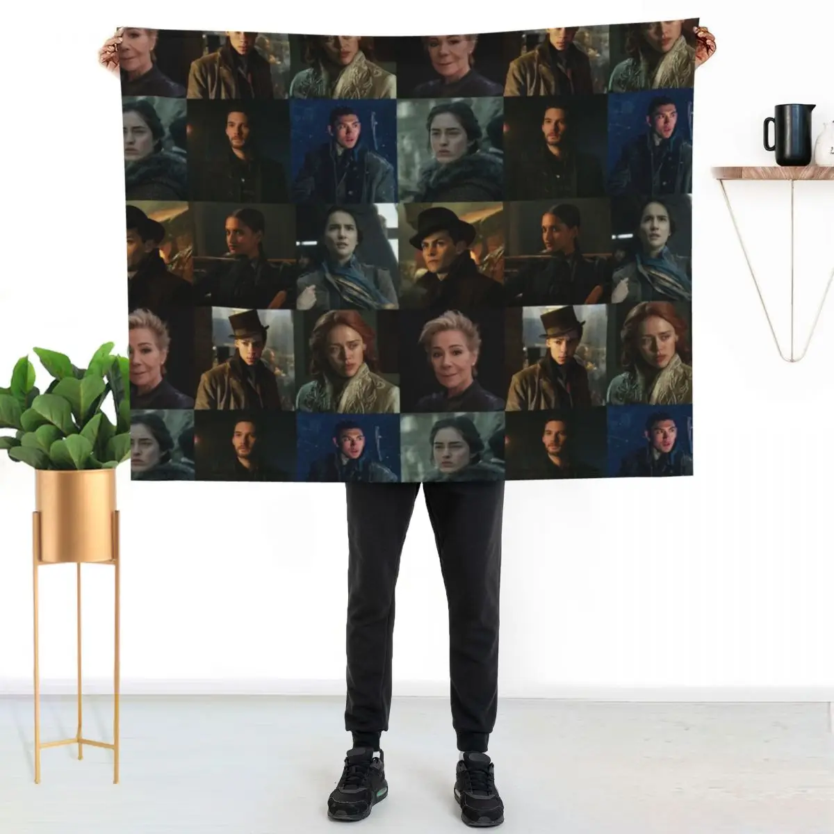 Shadow and Bone - Cast Collage Throw Blanket funny gift Flannels heavy to sleep decorative Cute Plaid Softest Blankets