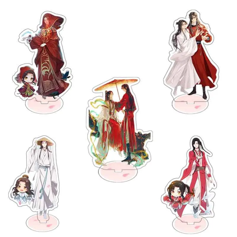 Hot Anime Heavenly God Blesses The People Tian Guan Ci Fu Xie Lian Hua Cheng Acrylic Stand Model Prop Fans Christmas Gifts