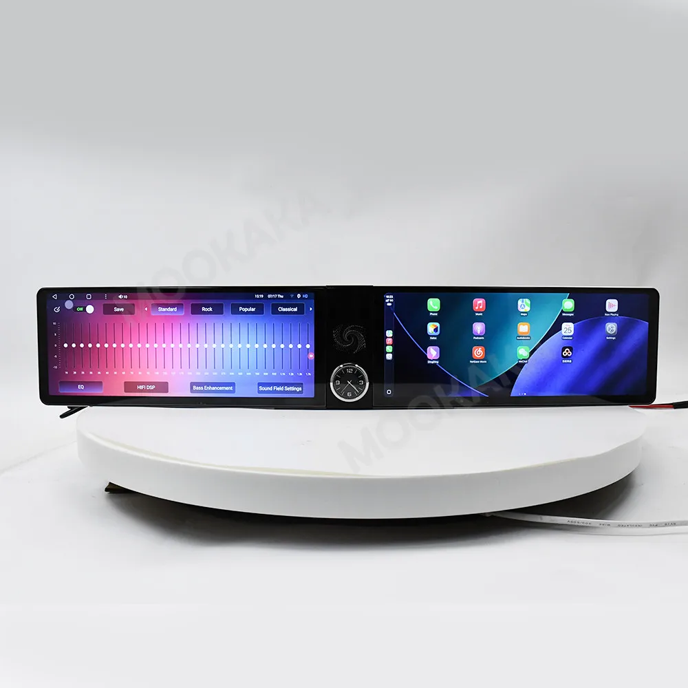 Qualcomm Android Radio For Fiat Panda 2003-2012 Dual Screen GPS Multimedia Navigation Car Stereo Receiver player IPS Head Unit - view 5