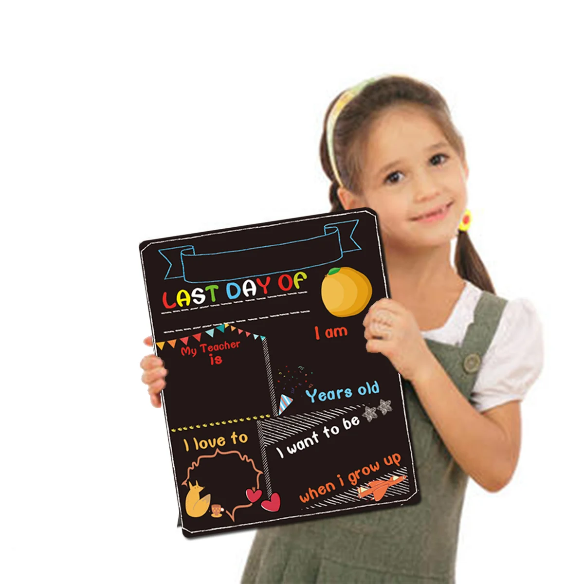 Home Decoration Chalkboard Sign Student Education Tool Message for Office Small ChalkSchool Chalkboard Signs