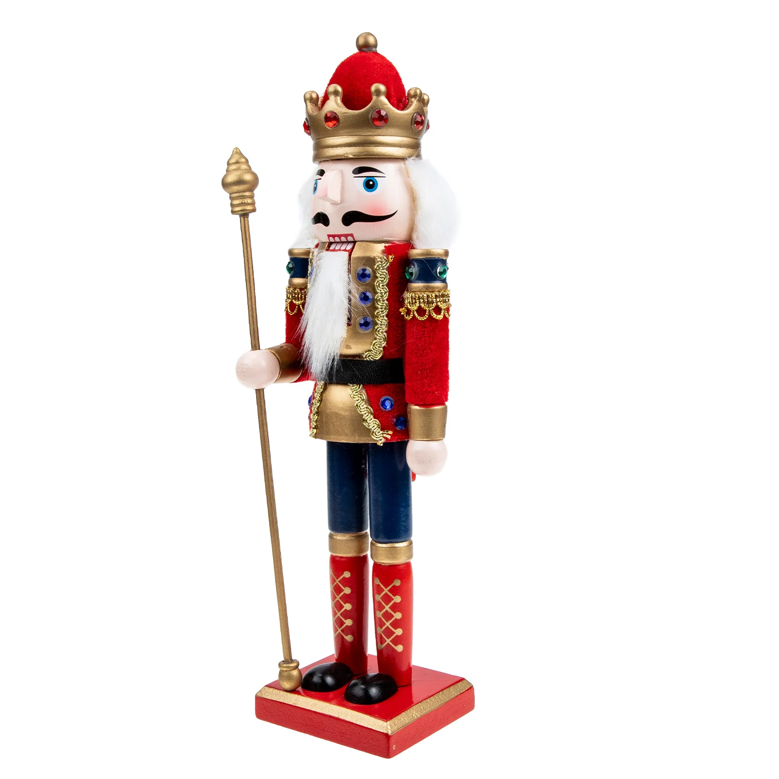 

Wooden Nutcracker nament Xmas Decoration Lovely Soldier Craft Home Car Office Gift Christmas Party Favor Wood Nutcrackers