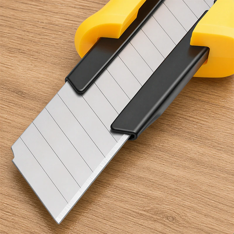 SK5 Steel Blade Utility Knife 18mm Reinforced Track ABS Handle Heavy Duty Hand Tool Box Cutter for Cardboard Wood Plastic