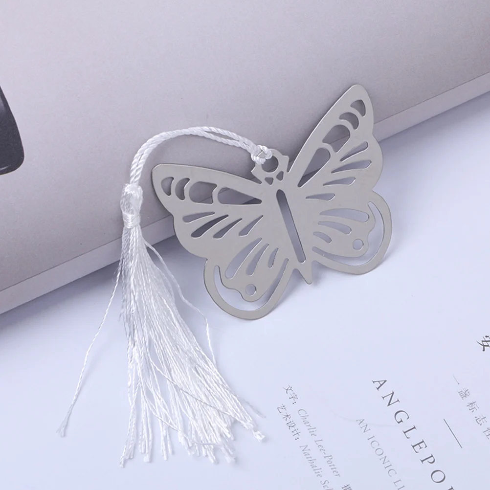 

Custom Bookmark for Books Metal Page Holder Pages Marker Creative Bookmarks Steel Tassels