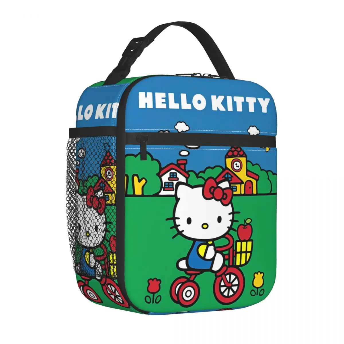 

Kittys Cute Cartoon Insulated Lunch Bags High Capacity Meal Container Thermal Bag Tote Lunch Box School Travel Food Bag