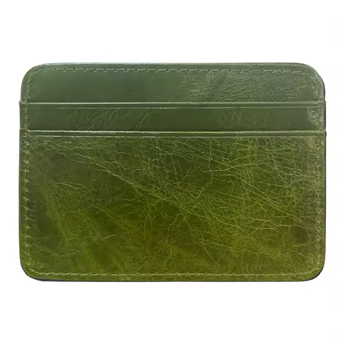 New Cow Leather Men's Card Bag Coin Purse Slim Credit Card Holder Wallet For Men and Women ID Card Pocket - Image 8