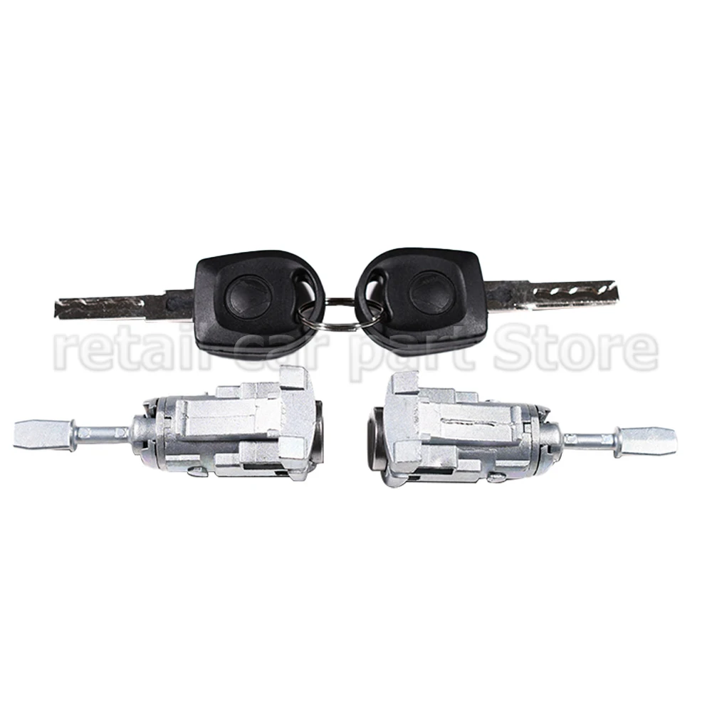 Do Vw Transporter T5 Caravelle Fabia Zamek przedni lewy prawy z kluczem OE 1U 0837167   1U 0937168 — zdjęcie 4