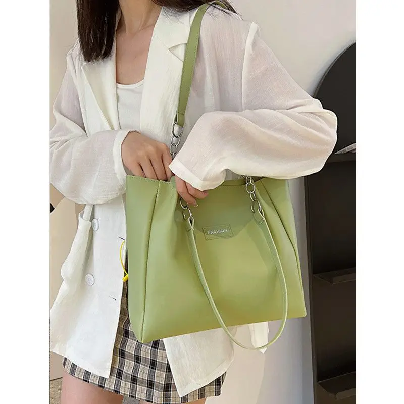 

Foufurieux Large Capacity Solid Casual Shopping Totes Luxury Designer Fashion Shoulder Bags Ladies Pu Leather Purses Handbags