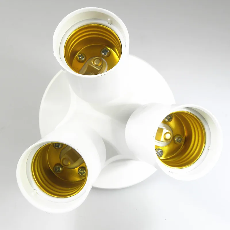 Lamp Holder 1 To 3 Socket Lamp Adapter E27 To 3E27