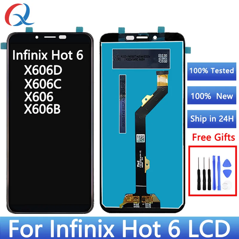 تقرير ونصيحة عن شاشة استبدال Infinix Hot 6 X606C