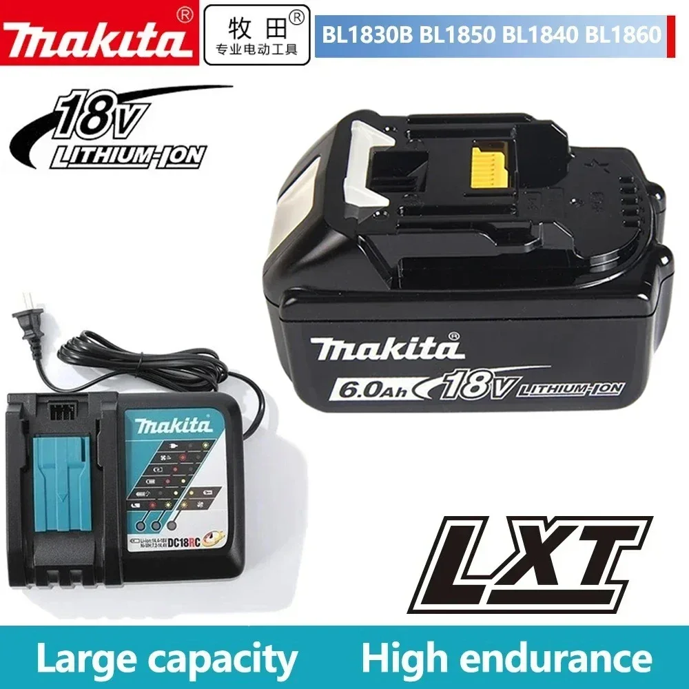 

18V Makita 6Ah/5Ah/3Ah Li-ion Battery for Replacing Makita 18V E-drill BL1830B BL1850B BL1860B BL1815 Lithium Battery