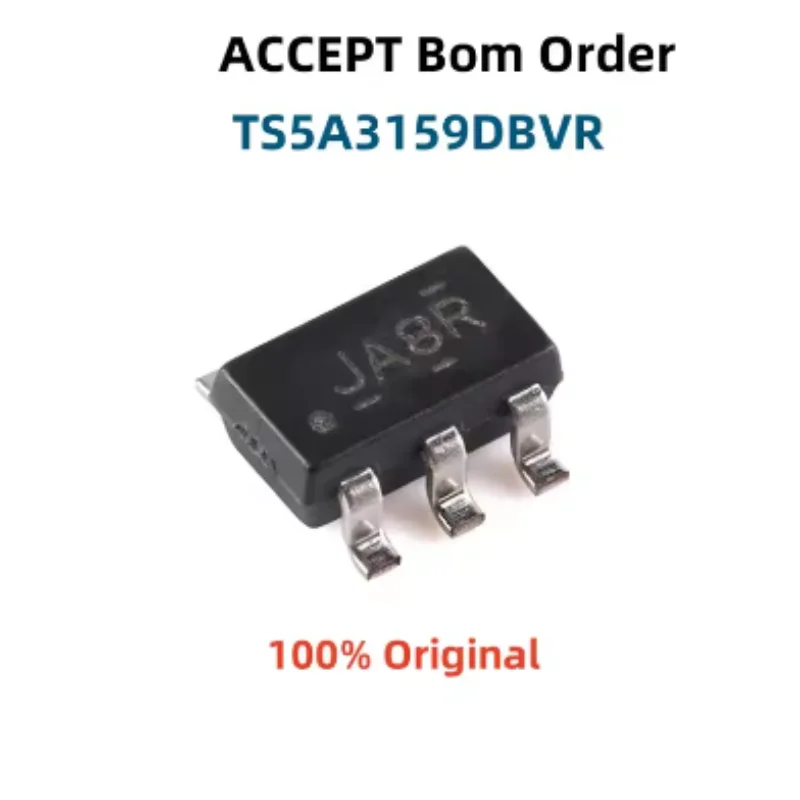 10PCS 100% Original TS5A3159QDBVRQ1 TS5A3159DBVR TS5A3159ADBVR SOT23-5 Analog Signal Switch Chip Low Leakage Multiplexer