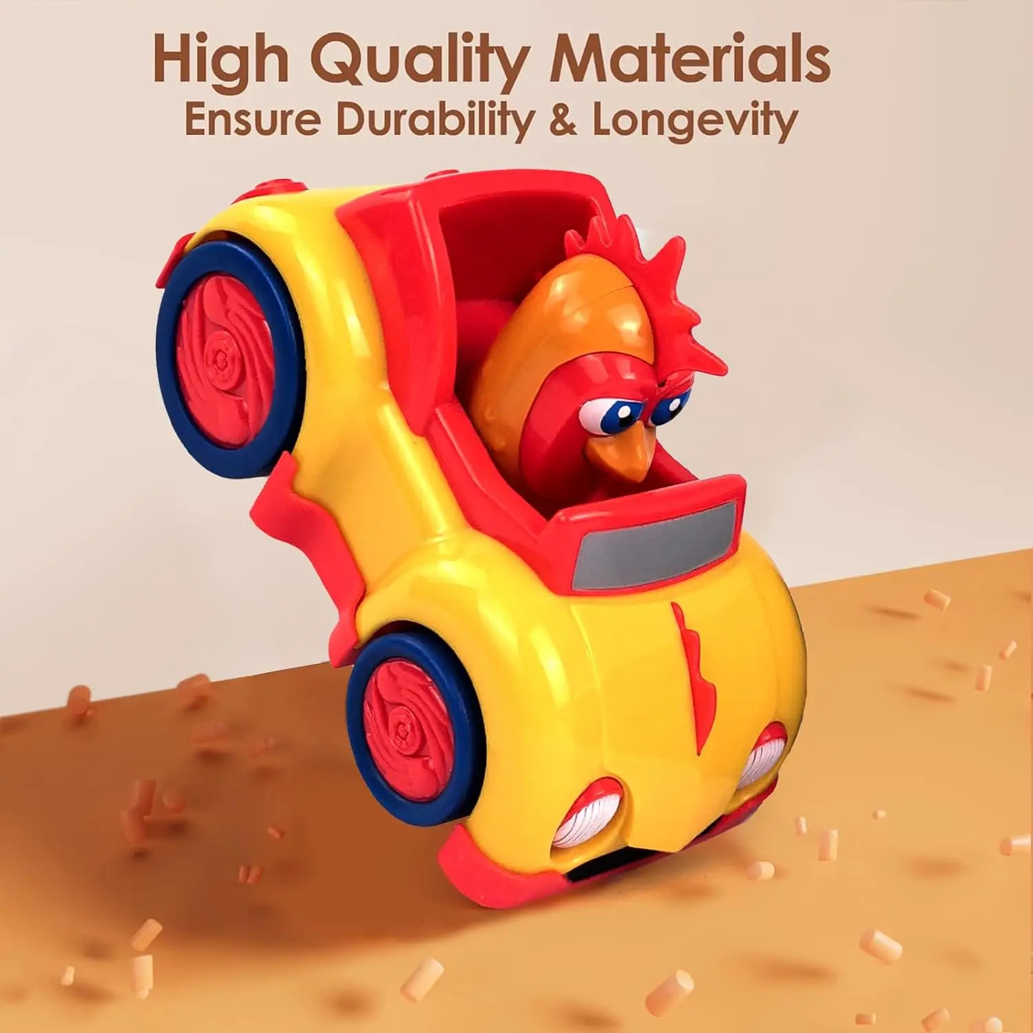 La Granja De Zenon Kids Toy Car Bartolito Car Pull Back Car Toys Inertia Car Set Boys Girls Toys 1-3 Years Old Birthday Gift