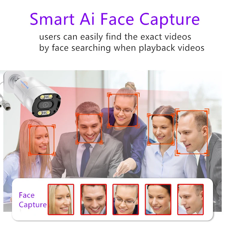 Jianvision 16-Channel 4K 8MP Ai Face Detection Security System POE Network Camera XMeye App Mobile Phone Remote Access NVR Cloud