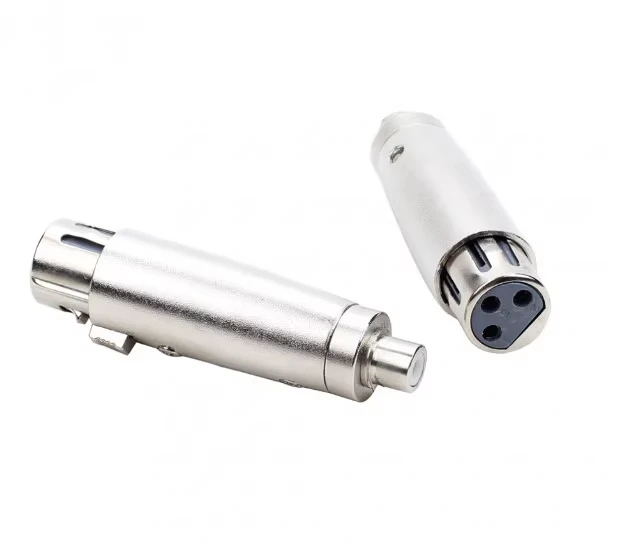 1 Uds. Adaptador AV Lotus Mother a Canon XLR Caron a Lotus Caron a RCA Mother