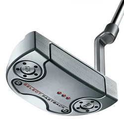 Grande semicírculo Golf Club Putter, capa prateada com logotipo, 32 33 34 35 