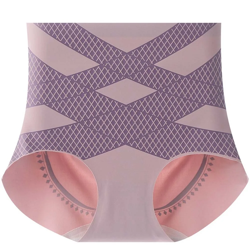 하이웨이스트 여성용 엉덩이 리프팅 팬티 거들 팬티 허리 트레이너 슬리밍 언더팬츠 심리스 복부 조임