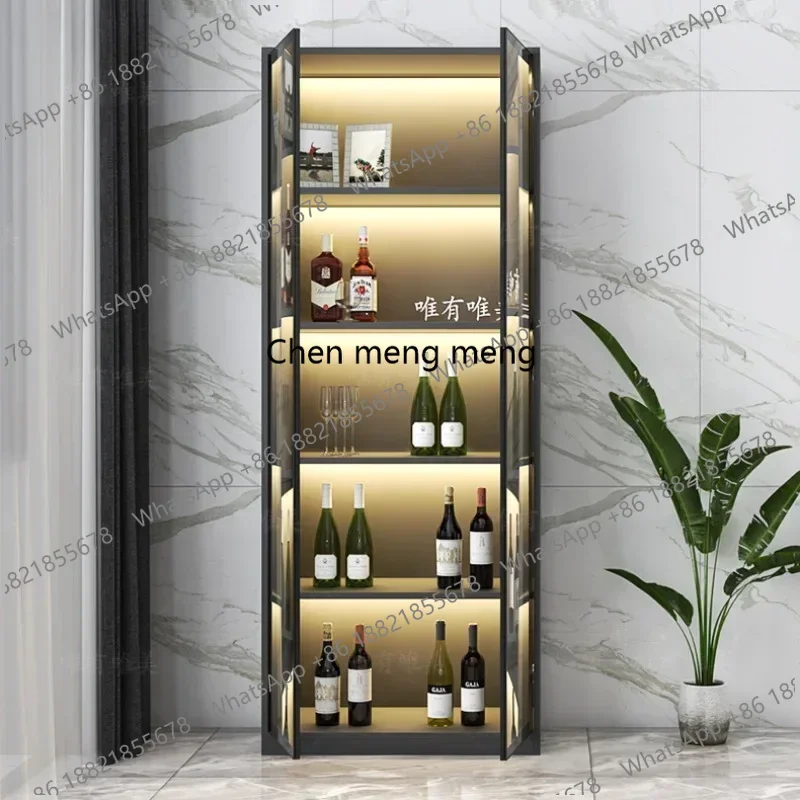 

forLiving Room Storage Bar Estante Glass Display Wine Cabinets Wall Kitchen Corner Wooden Vinos Wine Cabinets Furniturer
