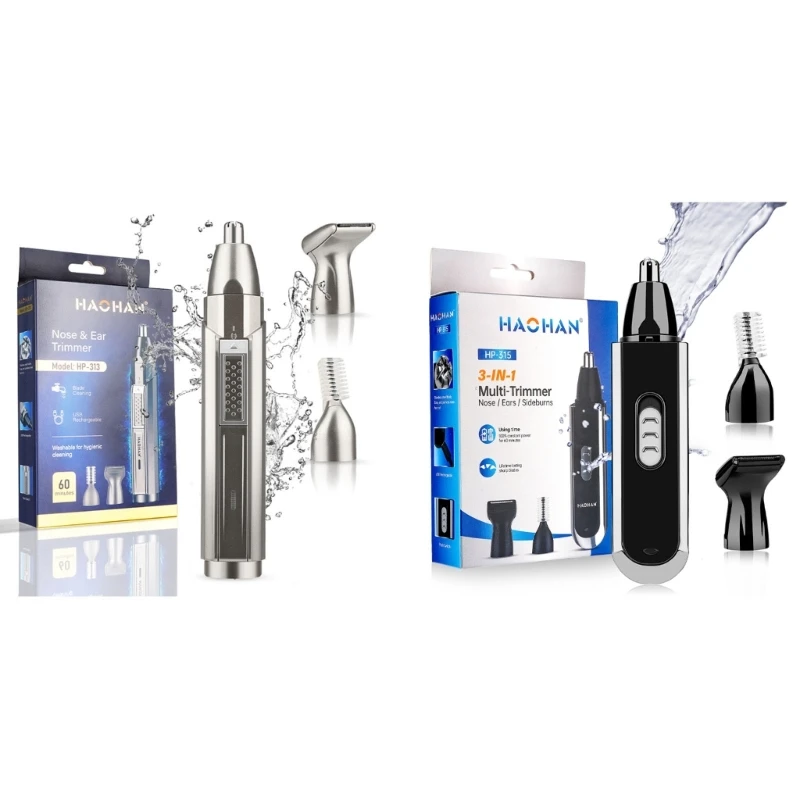 3-in-1 ชาร์จจมูกหูผมTrimmerสำหรับMen & Women Grooming Kitไฟฟ้าEyebrow Beard TrimerจมูกและหูDropshipping