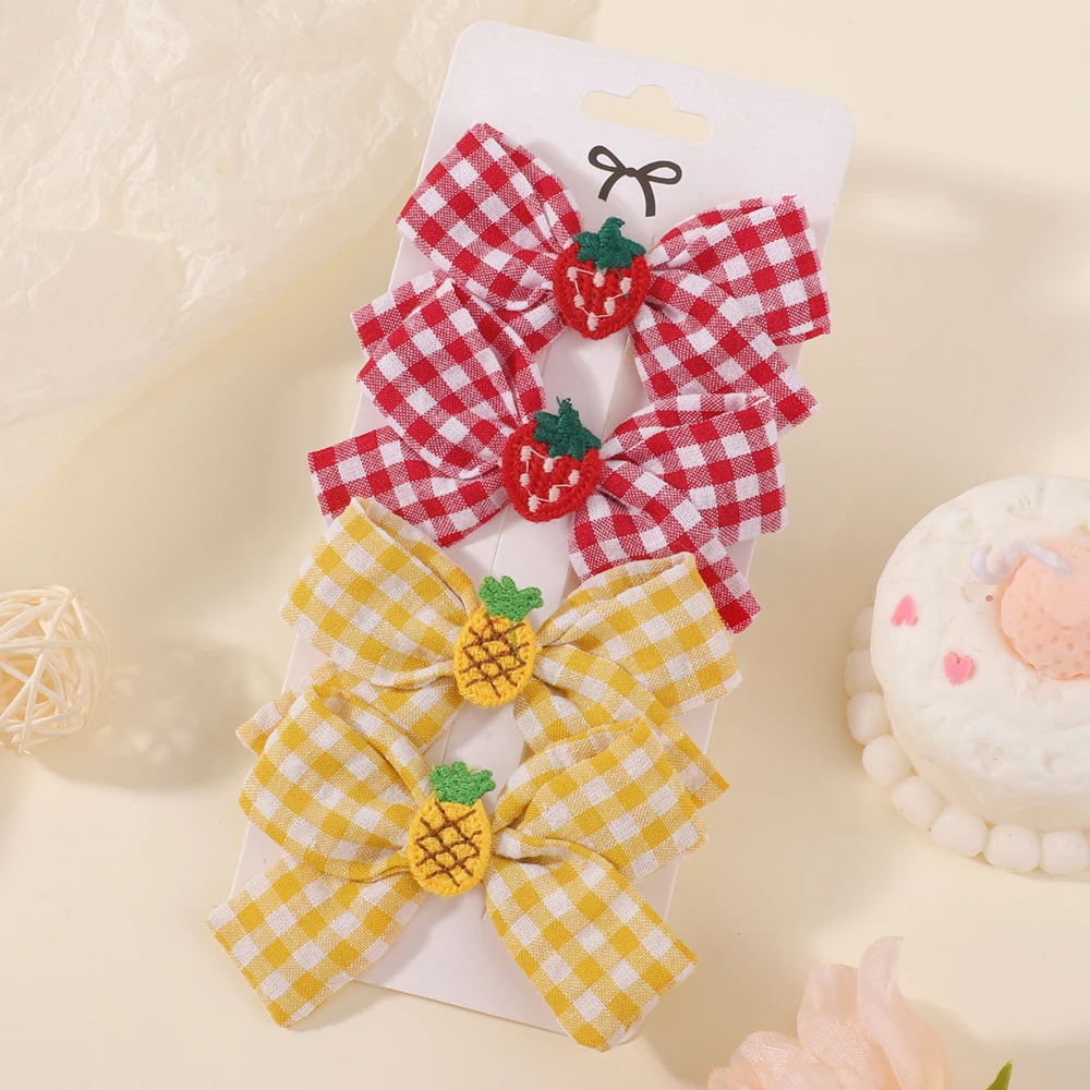 Regenbogen-Haarschleifen 3/4-teilig: Frische Blumen- und Schmetterlings-Haarspangen, Wald-Stickerei, Mädchen-Haarklammern, Süße Pony-Clips, Haar-Accessoires – Detail 32