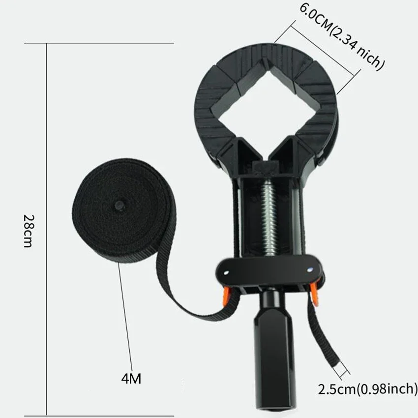 Multifunction Strap Clamp Adjustable Band Corners Clamp Polygonal Clip for Woodworking Picture Art Craft Home 벨트클램프