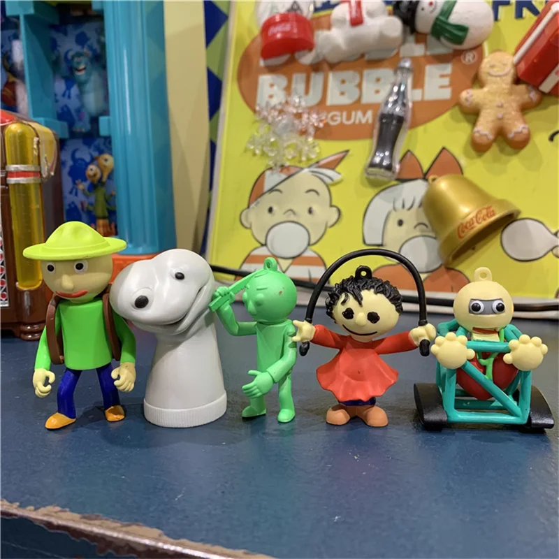 

6pcs 7cm cartoon Baldi's Basics action figure doll PVC kids collection model toy