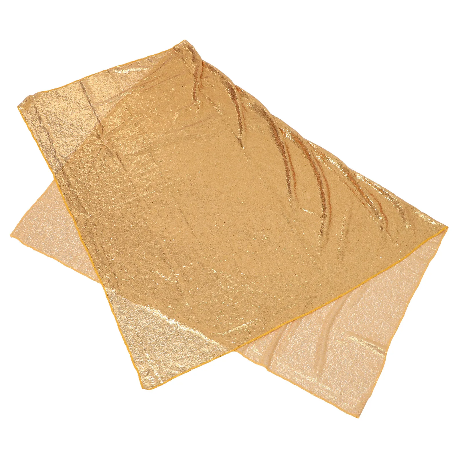

Golden Sequin Elegant Decorations Wedding Party Birthday Sequin Table Runner Cover Coffee Dining Room Table Runner
