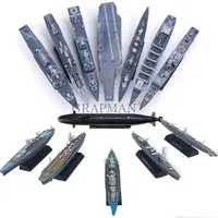1/2000 Plastic Assemble Warship Cruiser Destroyer Submarine Model Kit WWII Yamato USS Model Ship Puzzle Military Toys For Boys