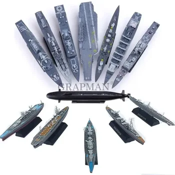 1/2000 Plastic Assemble Warship Cruiser Destroyer Submarine Model Kit WWII Yamato USS…