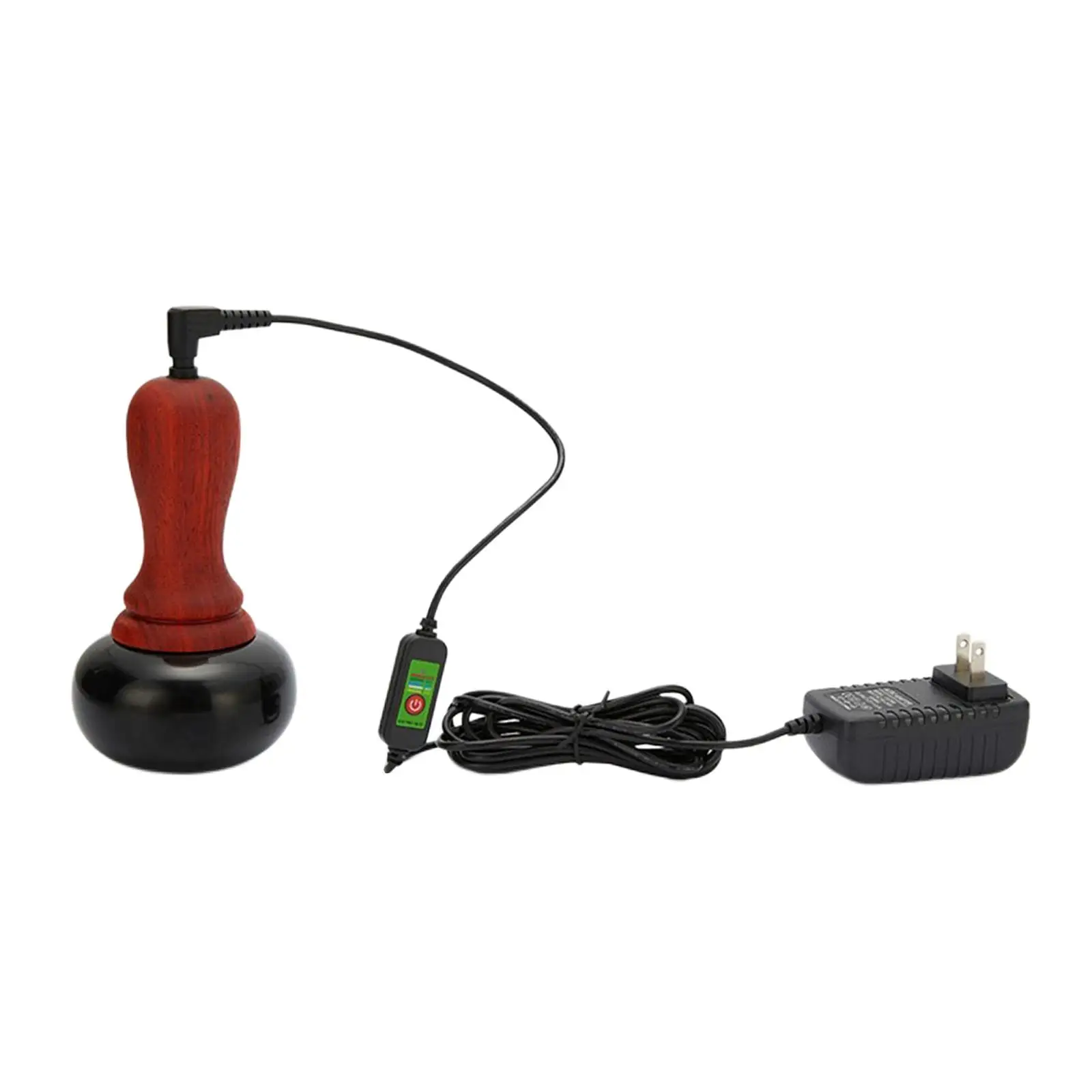 

Электрический массажер для спины с горячими камнями и натуральными каменными иглами для гуаша-массажа