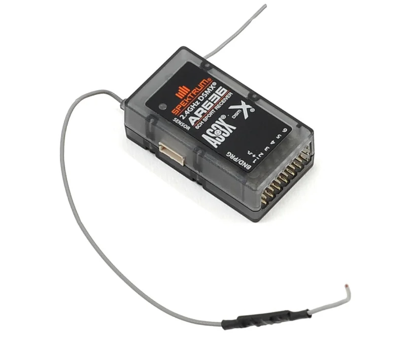 Spektrum DSMX AR636A 6CH SPORT RECEIVER 636 within 3 axis stabilization 3 gyro modes Compatible with Nitro applications