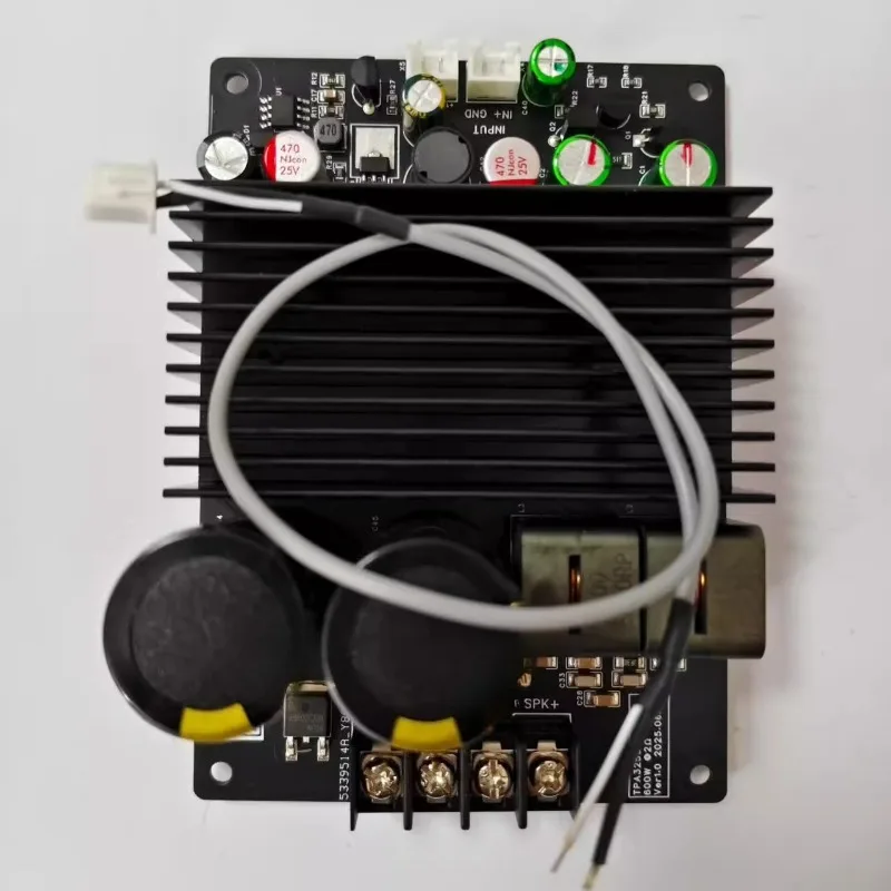B-063 600W Mono Channel Power Amplifier Board, TPA3255 Parallel PBTL High Power Audio Amp Module