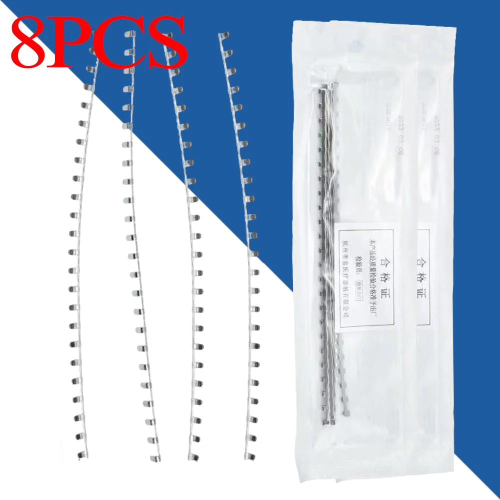 

8PCS Dental Arch Splints Arch Wire Splint Orthodontic Disposable Erich Arch Bar Dentist Supplies
