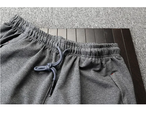 Imagen 2 del producto Pantalones cortos de talla grande para hombre talla grande 14XL 15XL cintura 183cm verano grande elástico deportes casual suelto talla grande 58 66 negro 210KG