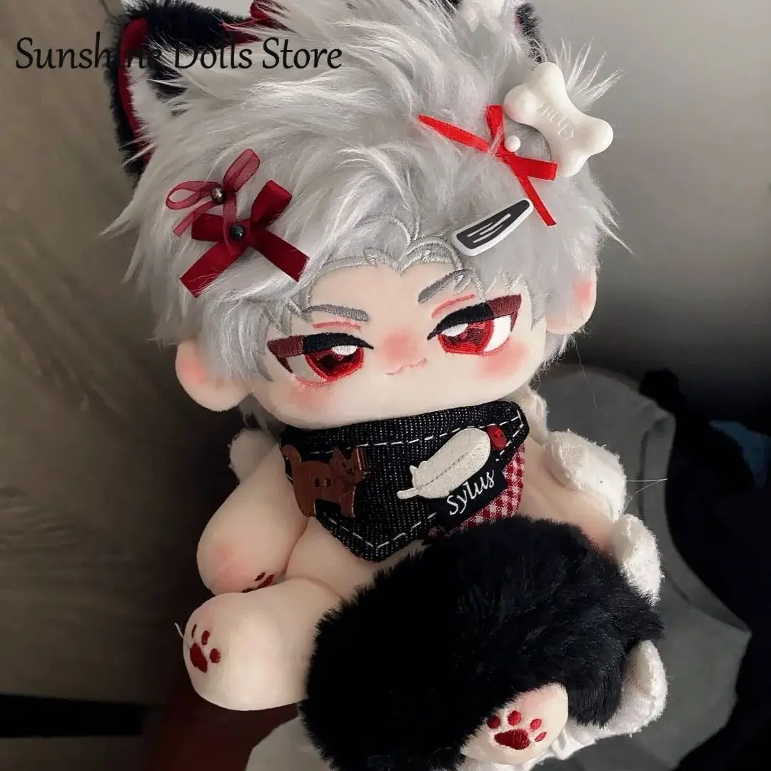 

Anime Sylus Love and Deepspace Cute Handsome Boy Plush Doll Body Dress Up Clothes Plushies Stuffed Toys Figures Gift 20cm