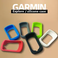 Bike Gel Skin Case & Screen Protector Cover for Garmin Edge Explore GPS Computer Quality Black Case for Garmin Explore