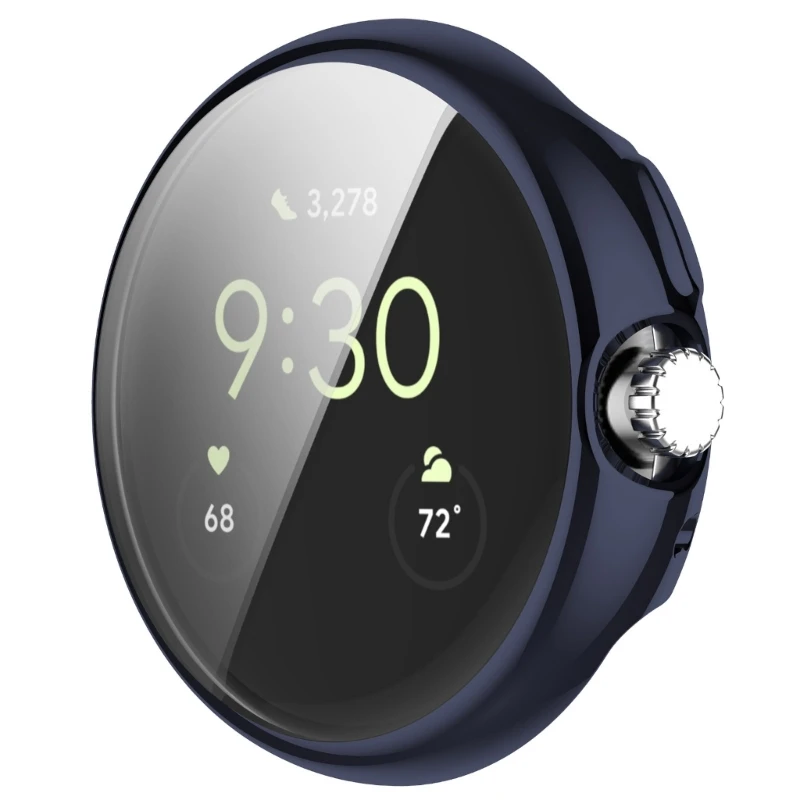 สำหรับ Pixel Watch 2 เคสกันกระแทกป้องกันรอยขีดข่วนตัวป้องกันหน้าจอที่อยู่อาศัยกันกระแทก