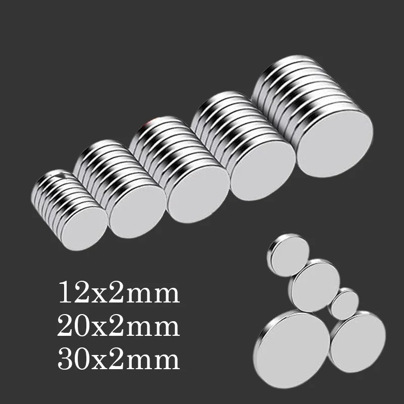 12x2/20x2/30x2mm refrigerator magnets of different specifications, suitable for refrigerators, decorations, warehouses, nail art